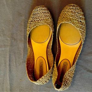 MELISSA X COMPANA GOLD JELLY SANDALS YOUTH SIZE 5